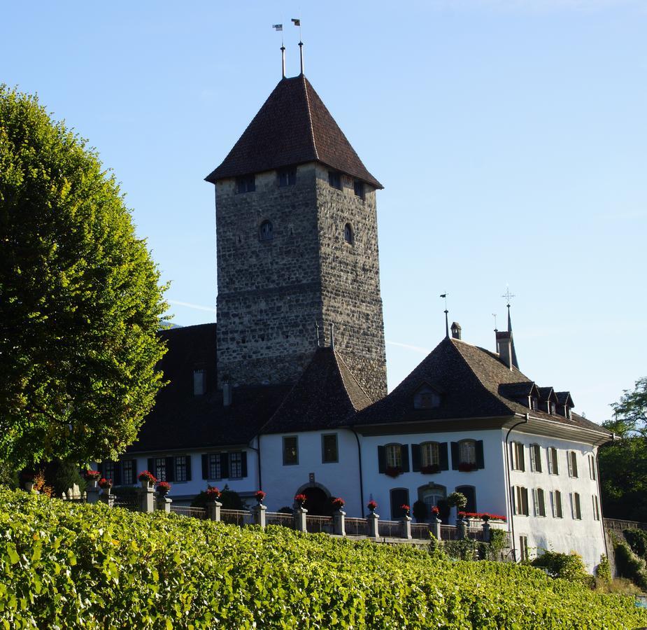 Hotel Schlosspintli Spiez Exterior foto