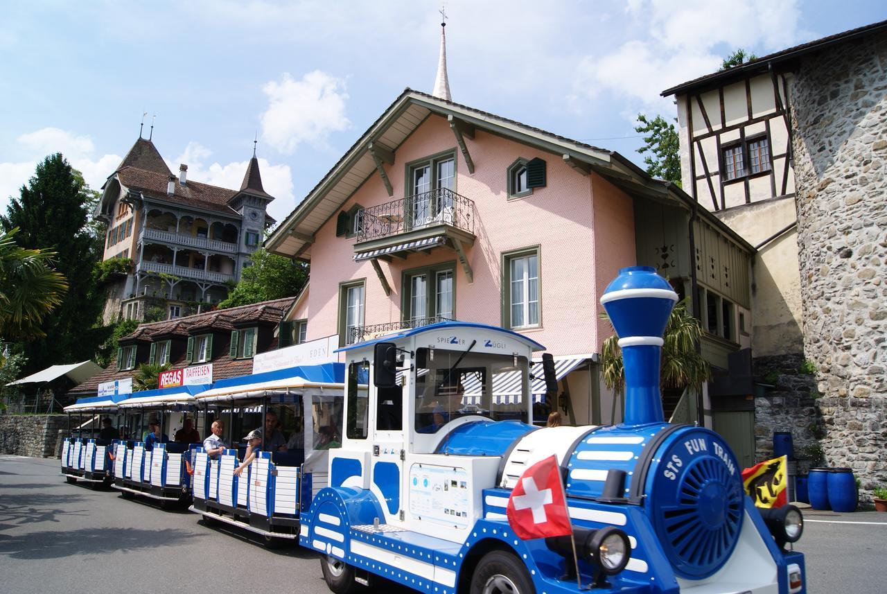 Hotel Schlosspintli Spiez Exterior foto