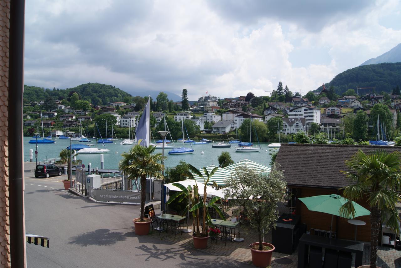 Hotel Schlosspintli Spiez Exterior foto